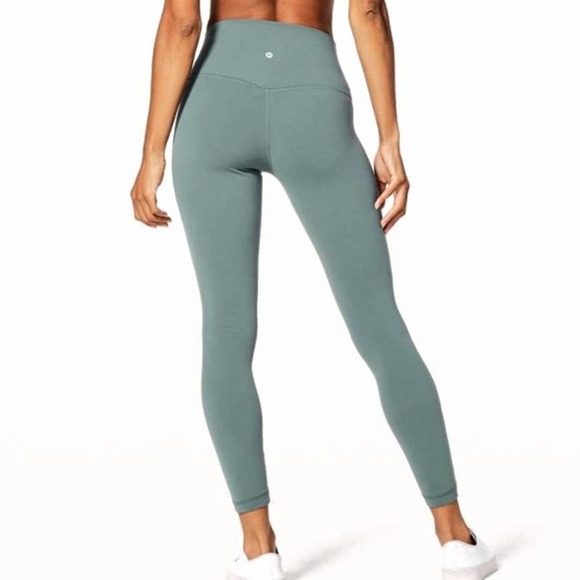 lululemon athletica Pants - Lululemon Align Pant II 25" Sea Steel Sz 2 Nulu Hi Rise Compression Pants